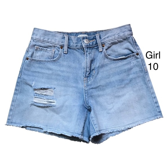 Old Navy Girl’s Denim Shorts Size 10 - Picture 1 of 3